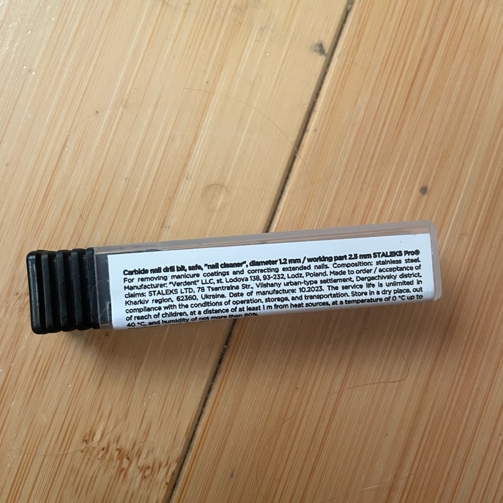 Staleks Pro carbide “nail cleaner” / “clean only” nail bit